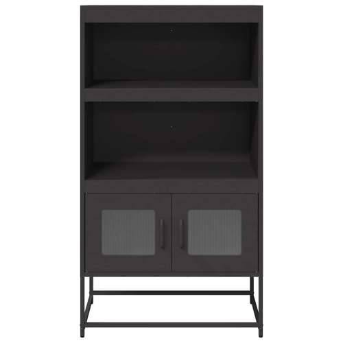 Visoka ploča crna 68x39x123 cm čelik - Crna 1 Cijena