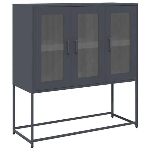 Komoda antracit 100,5 x 39 x 107 cm od hladno valjanog čelika - Antracit 1 Cijena
