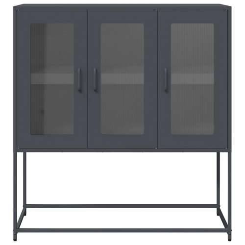 Komoda antracit 100,5 x 39 x 107 cm od hladno valjanog čelika - Antracit 1 Cijena