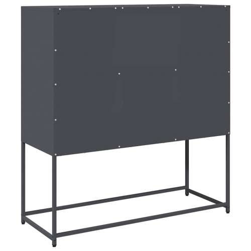 Komoda antracit 100,5 x 39 x 107 cm od hladno valjanog čelika - Antracit 1 Cijena