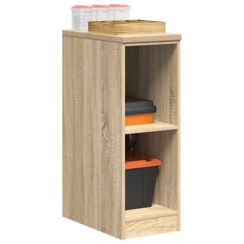 Garažni ormar za odlaganje 30x51x85 cm masivne borovine - sonoma hrast 30 x 51 x 85 cm 1 2 police Cijena