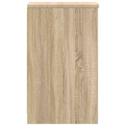 Garažni ormar za odlaganje 30x51x85 cm masivne borovine - sonoma hrast 30 x 51 x 85 cm 1 2 police Cijena