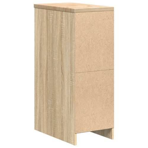 Garažni ormar za odlaganje 30x51x85 cm masivne borovine - sonoma hrast 30 x 51 x 85 cm 1 2 police Cijena