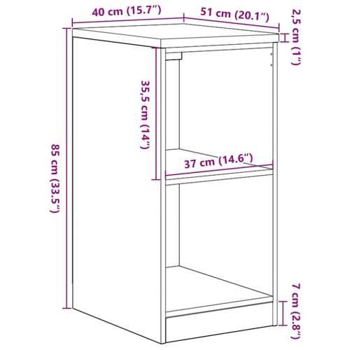Garažni ormar za odlaganje bijeli 40x51x85 cm masivne borovine - Bijela 40 x 51 x 85 cm 1 2 police Cijena