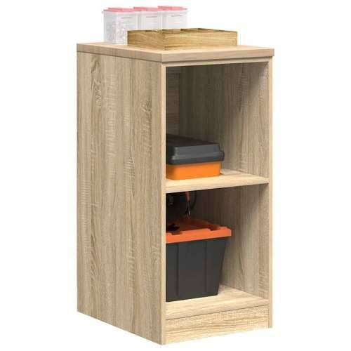 Garažni ormar za odlaganje 40x51x85 cm masivne borovine - sonoma hrast 40 x 51 x 85 cm 1 2 police Cijena