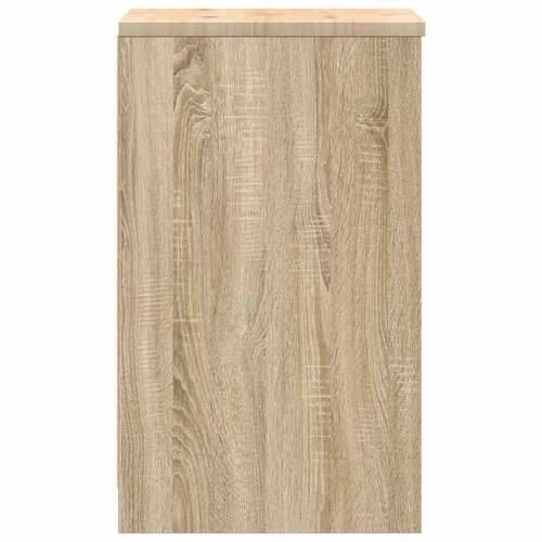 Garažni ormar za odlaganje 40x51x85 cm masivne borovine - sonoma hrast 40 x 51 x 85 cm 1 2 police Cijena