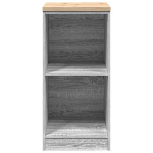 Garažni ormar za odlaganje 40x51x85 cm masivne borovine - Sivi hrast sonoma 40 x 51 x 85 cm 1 2 police Cijena