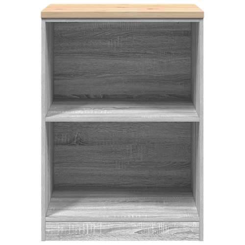 Garažni ormar za odlaganje 60x51x85 cm masivne borovine - Sivi hrast sonoma 60 x 51 x 85 cm 1 2 police Cijena