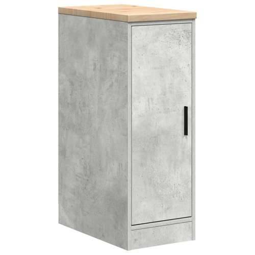 Garažni ormar za odlaganje 30x51x85 cm masivne borovine - Beton siva 30 x 51 x 85 cm 1 1 drvena vrata Cijena