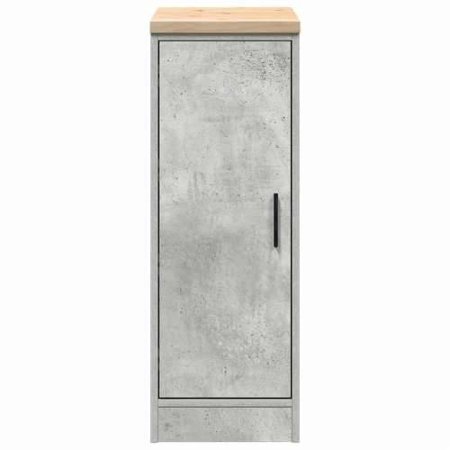 Garažni ormar za odlaganje 30x51x85 cm masivne borovine - Beton siva 30 x 51 x 85 cm 1 1 drvena vrata Cijena