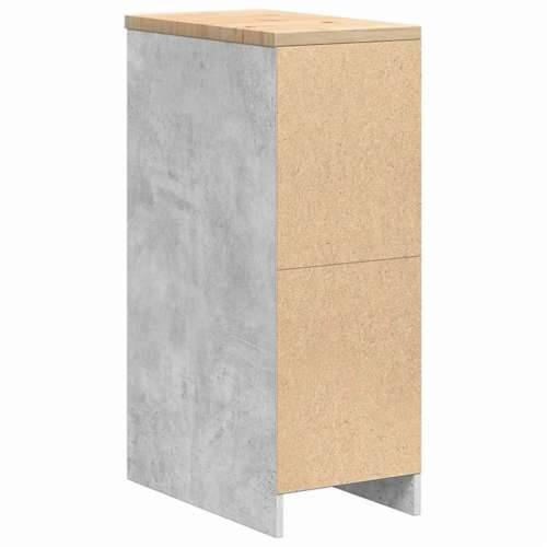 Garažni ormar za odlaganje 30x51x85 cm masivne borovine - Beton siva 30 x 51 x 85 cm 1 1 drvena vrata Cijena