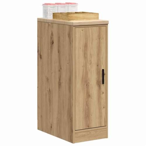 Garažni ormar za odlaganje 30x51x85 cm masivne borovine - artisian oak 30 x 51 x 85 cm 1 1 drvena vrata Cijena