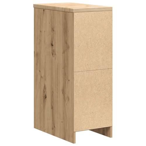 Garažni ormar za odlaganje 30x51x85 cm masivne borovine - artisian oak 30 x 51 x 85 cm 1 1 drvena vrata Cijena