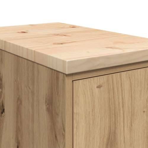 Garažni ormar za odlaganje 30x51x85 cm masivne borovine - artisian oak 30 x 51 x 85 cm 1 1 drvena vrata Cijena