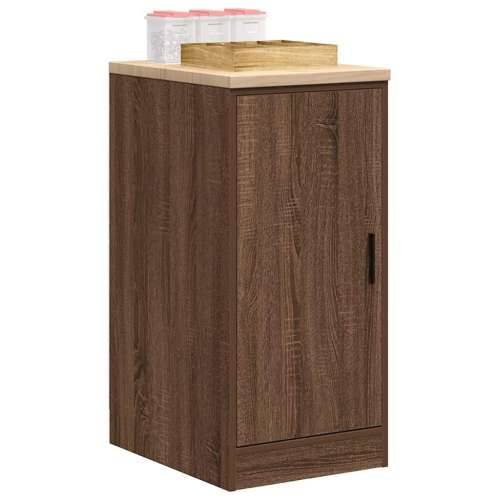 Garažni ormar za odlaganje 40x51x85 cm masivne borovine - Smeđi hrast 40 x 51 x 85 cm 1 1 drvena vrata Cijena