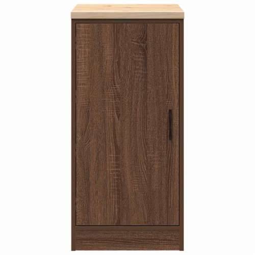 Garažni ormar za odlaganje 40x51x85 cm masivne borovine - Smeđi hrast 40 x 51 x 85 cm 1 1 drvena vrata Cijena