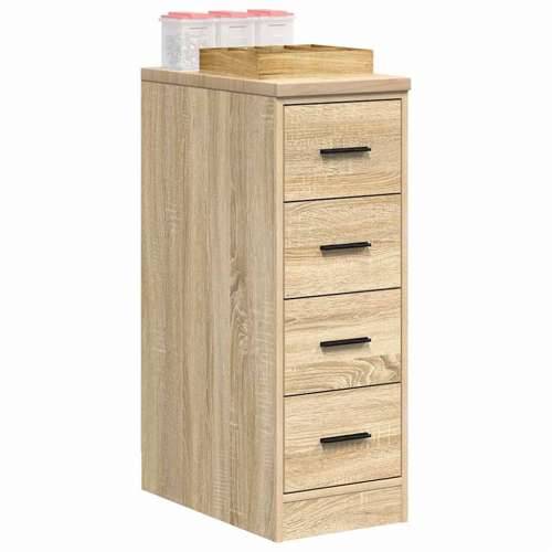 Garažni ormar za odlaganje 30x51x85 cm masivne borovine - sonoma hrast 30 x 51 x 85 cm 1 4 ladice 4 zásuvky Cijena