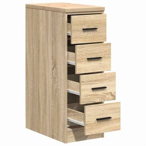 Garažni ormar za odlaganje 30x51x85 cm masivne borovine - sonoma hrast 30 x 51 x 85 cm 1 4 ladice 4 zásuvky Cijena