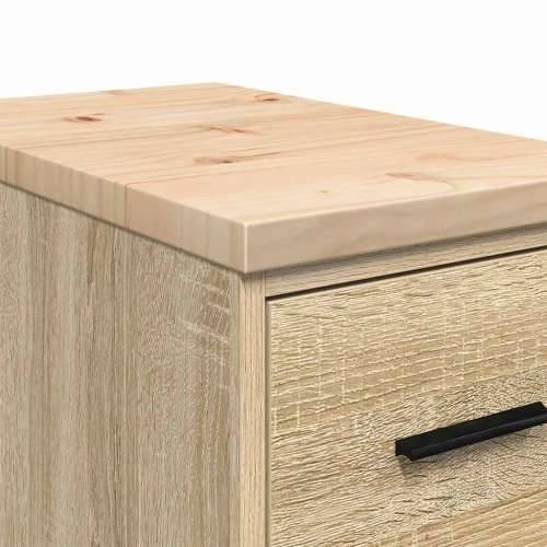 Garažni ormar za odlaganje 30x51x85 cm masivne borovine - sonoma hrast 30 x 51 x 85 cm 1 4 ladice 4 zásuvky Cijena