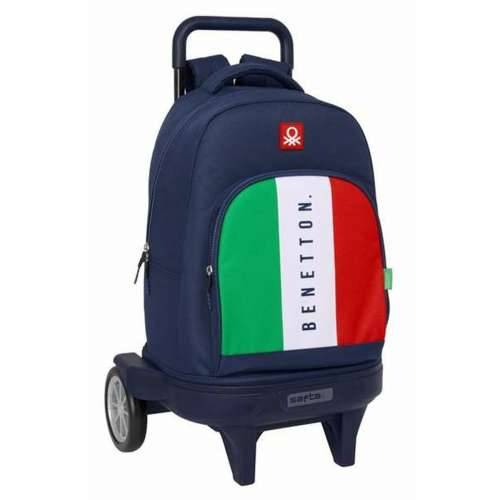 Školski Ruksak Benetton Flag Mornarsko plava 33 x 45 x 22 cm Cijena