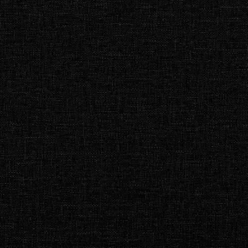 Otomanski krevet s madracem crni 140x190cm od tkanine - Crna 140 x 190 cm Gladak dizajn Cijena