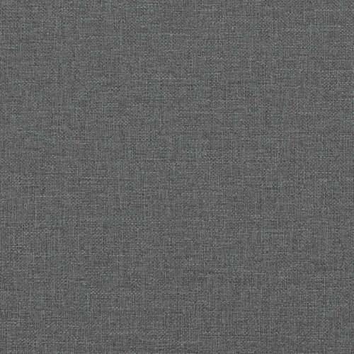 Otomanski krevet s madracem tamnosivi 140x190cm od tkanine - Tamno siva 140 x 190 cm gumbi Cijena
