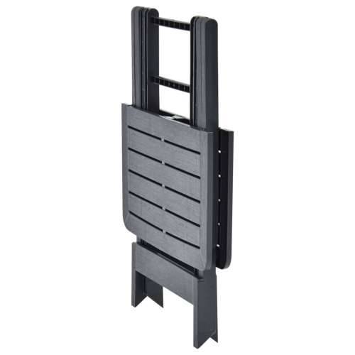 Sklopivi vrtni stol antracit 79 x 72 x 70 cm plastični - Antracit 1 Cijena