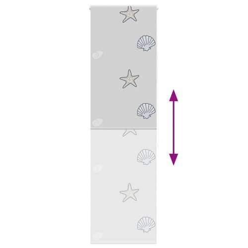 Rolo zavjesa za tuš 80x240 cm širina tkanine 76 cm - Morska zvijezda 80 x 240 cm bez kazete Cijena