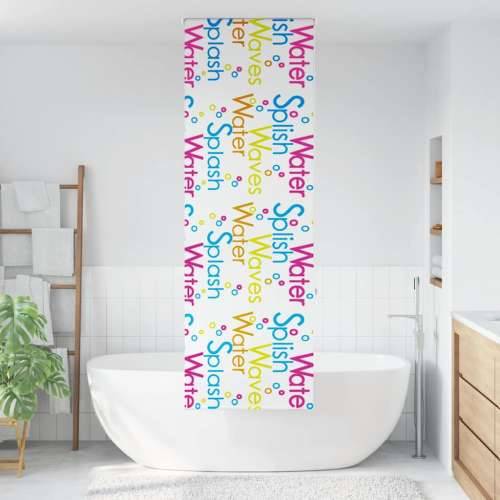 Rolo zavjesa za tuš 80x240 cm širina tkanine 76 cm - Prskano 80 x 240 cm bez kazete Cijena