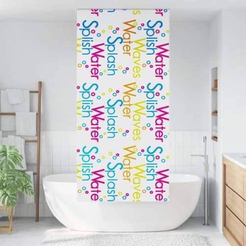 Rolo zavjesa za tuš 100x240 cm širina tkanine 96 cm - Prskano 100 x 240 cm bez kazete Cijena