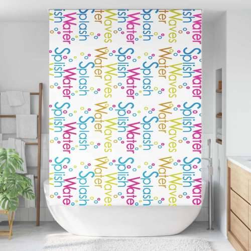 Rolo zavjesa za tuš 150x240 cm širina tkanine 146 cm - Prskano 150 x 240 cm bez kazete Cijena