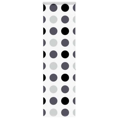 Rolo zavjesa za tuš s kazetom 60x240 cm širina tkanine 56 cm - Krugovi 60 x 240 cm s kazetom Cijena