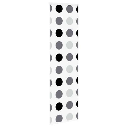 Rolo zavjesa za tuš s kazetom 60x240 cm širina tkanine 56 cm - Krugovi 60 x 240 cm s kazetom Cijena