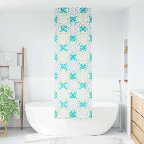 Rolo zavjesa za tuš s kazetom 70x240 cm širina tkanine 66 cm - Ornament 70 x 240 cm s kazetom Cijena