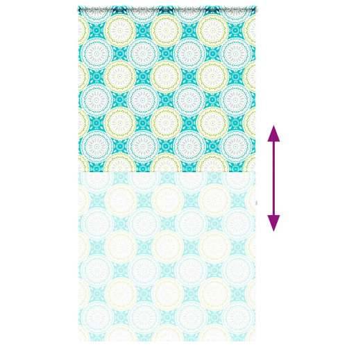 Rolo zavjesa za tuš s kazetom 130x240 cm širina tkanine 126 cm - Ornament 130 x 240 cm s kazetom Cijena