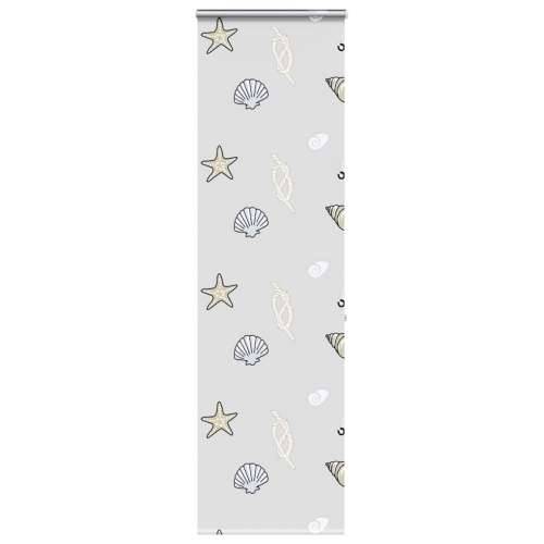 Rolo zavjesa za tuš s kazetom 80x240 cm širina tkanine 76 cm - Morska zvijezda 80 x 240 cm s kazetom Cijena