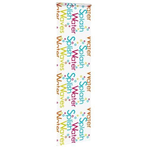 Rolo zavjesa za tuš s kazetom 70x240 cm širina tkanine 66 cm - Prskano 70 x 240 cm s kazetom Cijena