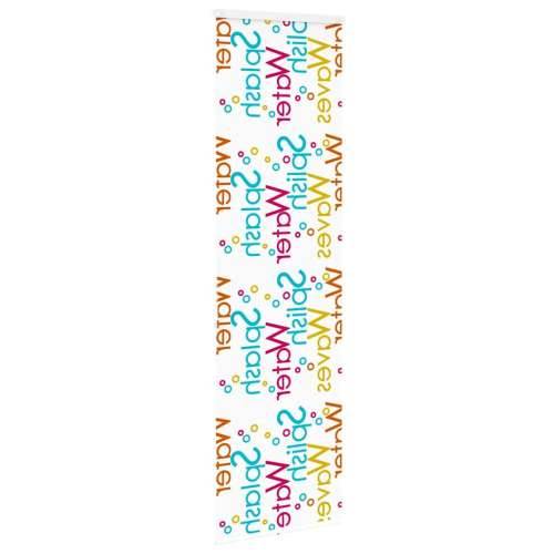 Rolo zavjesa za tuš s kazetom 70x240 cm širina tkanine 66 cm - Prskano 70 x 240 cm s kazetom Cijena