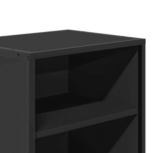 Noćni ormarići 2 kom crni 40x31x50 cm Konstruirano drvo i metal - Crna 2 Cijena