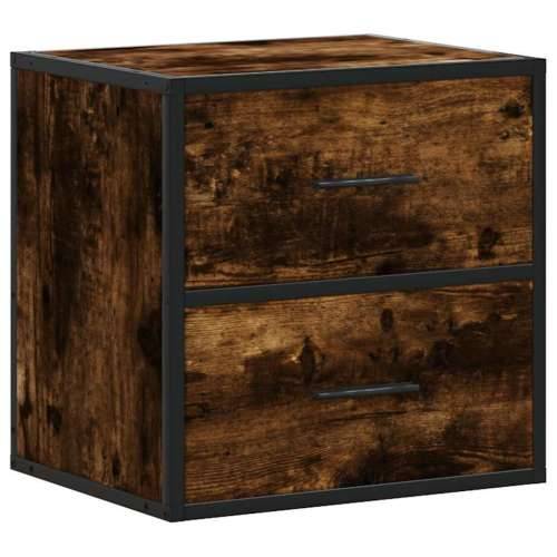 Zidni noćni ormarić dimljeni hrast 40x31x39,5 cm - Dimljeni hrast 1 Cijena