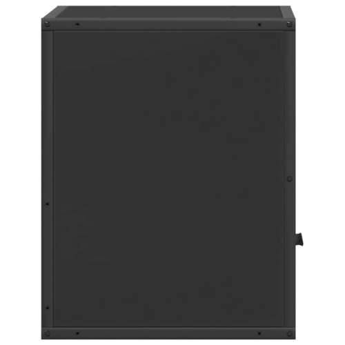 Zidni noćni ormarići 2 kom crni 40x31x39,5 cm - Crna 2 Cijena