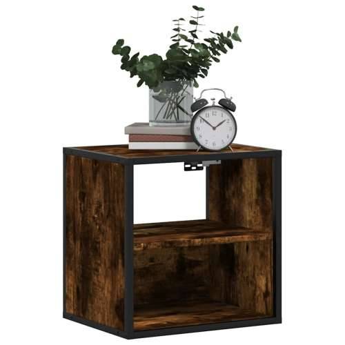 Zidni noćni ormarići 2 kom dimljeni hrast 40x31x39,5 cm - Dimljeni hrast 2 Cijena