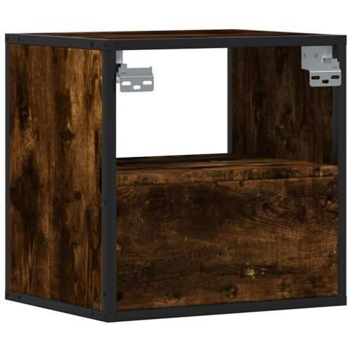 Zidni noćni ormarići 2 kom dimljeni hrast 40x31x39,5 cm - Dimljeni hrast 2 Cijena