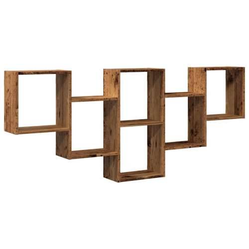 Zidna polica Staro drvo 159x18x66 cm Konstruirano drvo - Staro drvo 1 Cijena