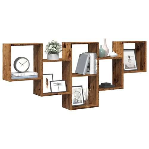 Zidna polica Staro drvo 159x18x66 cm Konstruirano drvo - Staro drvo 1 Cijena