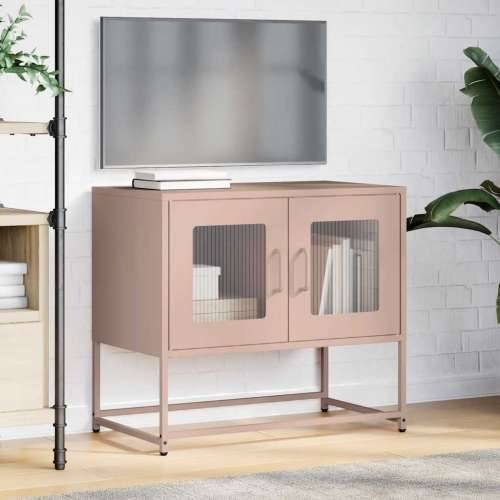 TV ormarić ružičasti 68x39x60,5 cm hladno valjani čelik - Ružičasta 1 68 cm Cijena