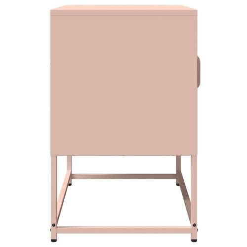 TV ormarić ružičasti 68x39x60,5 cm hladno valjani čelik - Ružičasta 1 68 cm Cijena