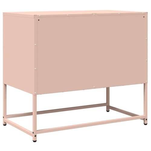 TV ormarić ružičasti 68x39x60,5 cm hladno valjani čelik - Ružičasta 1 68 cm Cijena