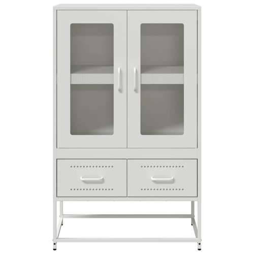 Visoka komoda bijela 68x39x111,5 cm od čelika Bijela 1 Cijena