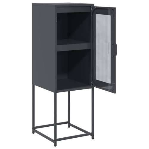 Komoda antracit 36x39x107 cm hladno valjani čelik - Antracit 1 Cijena